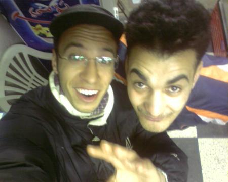 moi and my friend salim